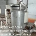 Autoclave inox industrial vertical Vapor