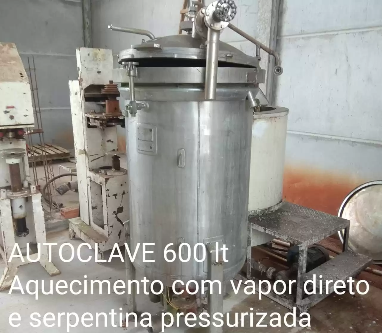 Autoclave inox industrial vertical Vapor Autoclave inox industrial vertical Vapor