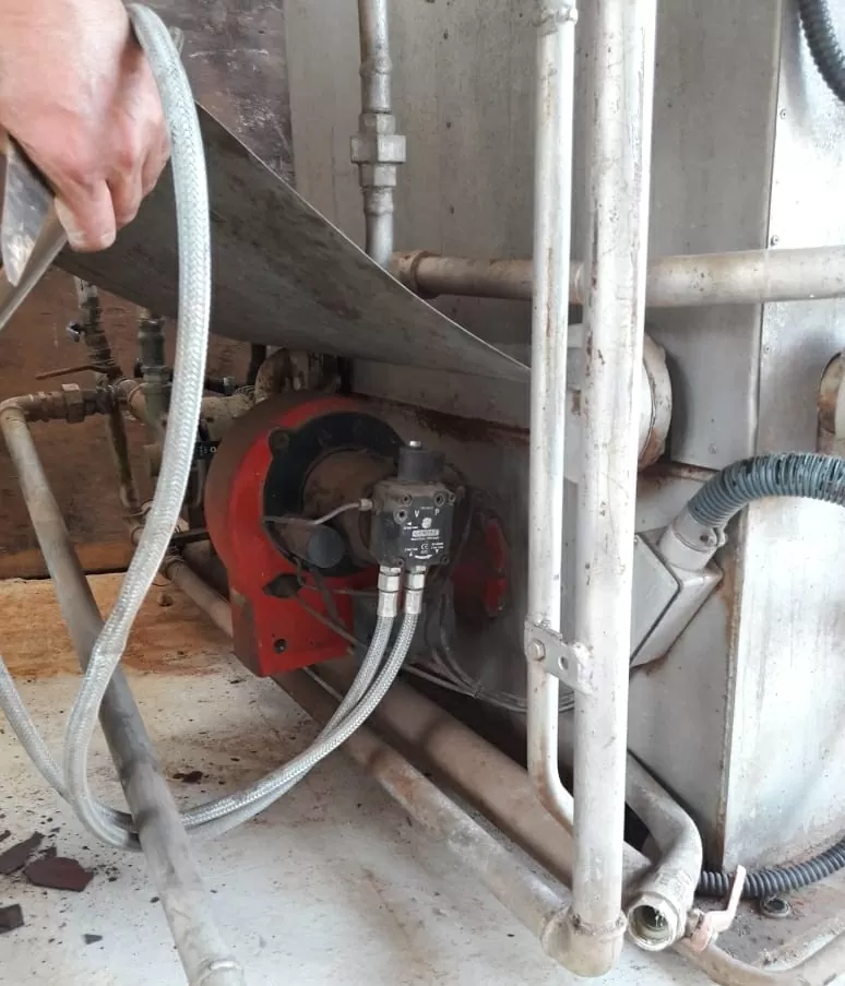 Caldeira vapor lenha querosene 3