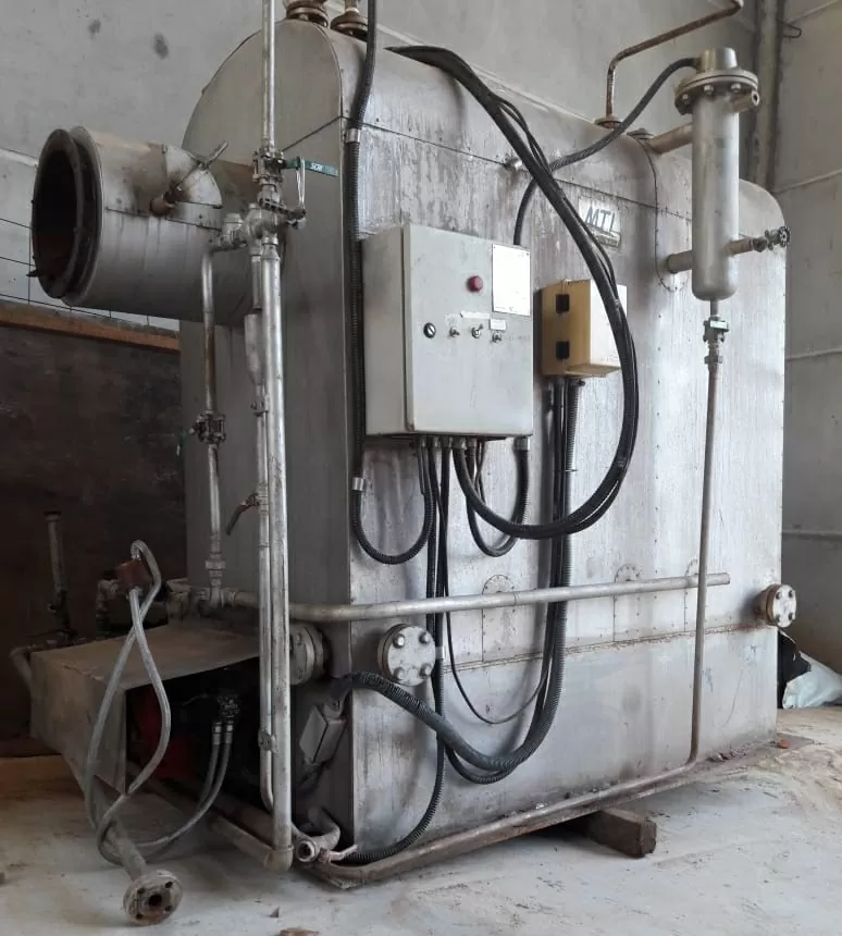 Caldeira vapor lenha querosene