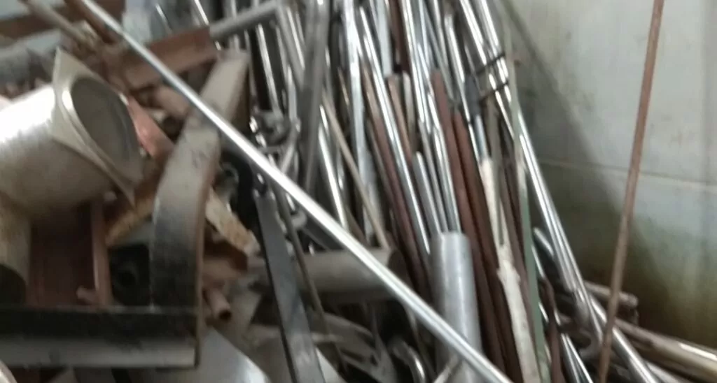 Canos de aço inox usados sanitarios