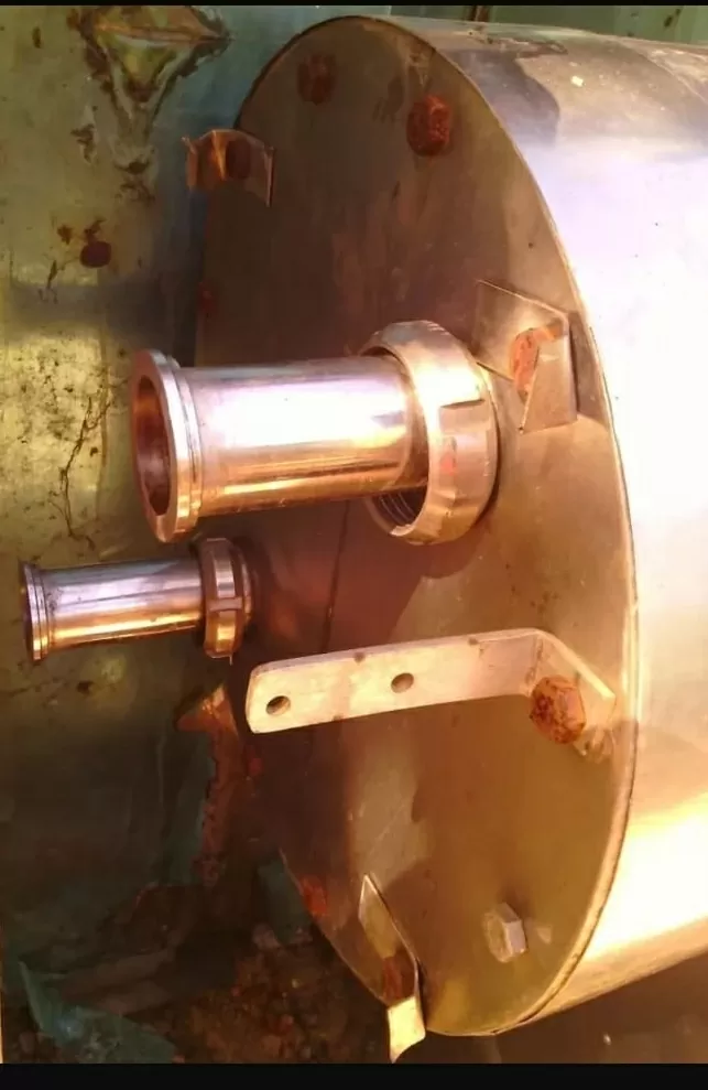 Pasteurizador trocador de calor tubular Cozinhador Vapor inox 2