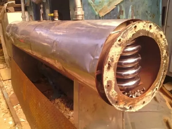 Pasteurizador trocador de calor tubular Cozinhador Vapor inox