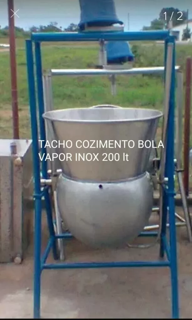 Tacho Tanque Cozimento Encamisado Vasculante Vapor Inox 2